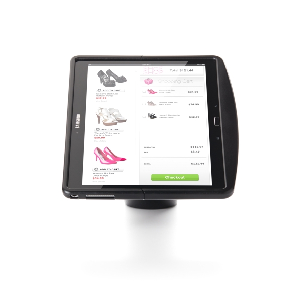 Hình ảnh thiết bị bảo vệ máy tính bảng thương mại CT100 - Samsung Tab để dọc