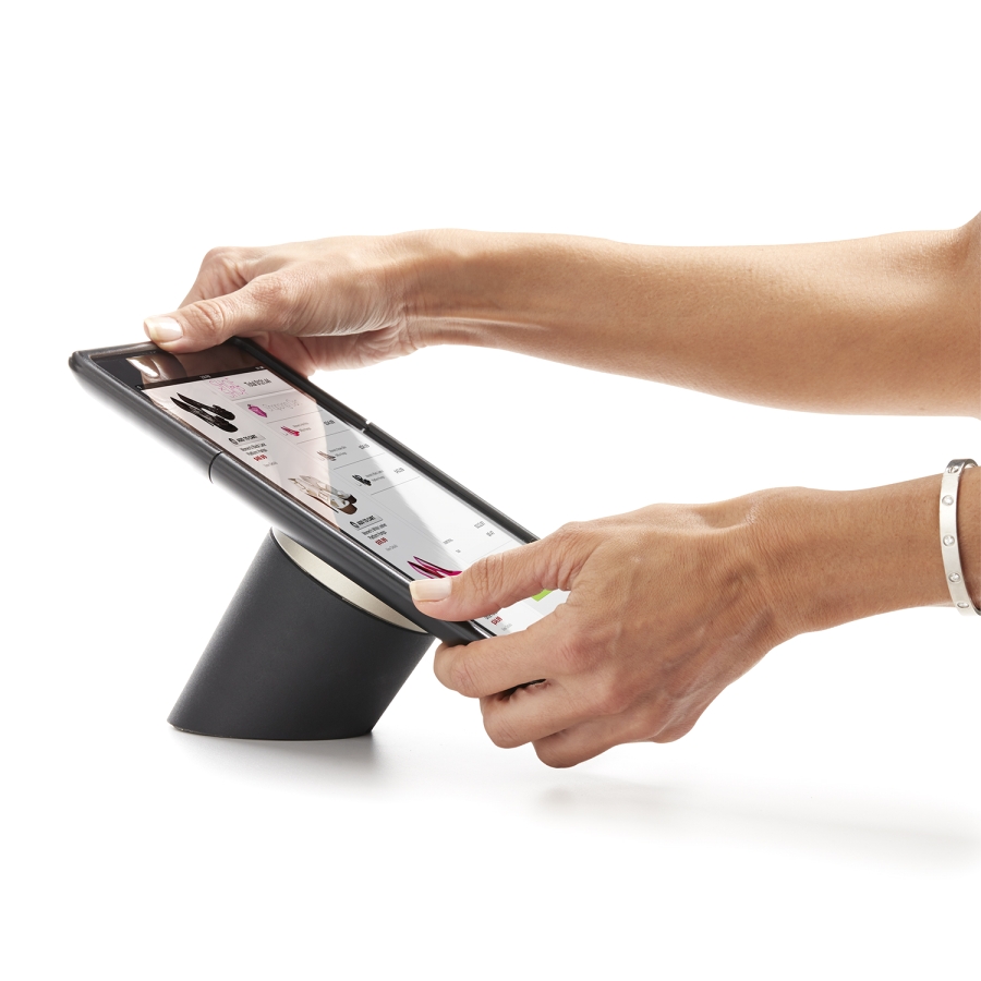 Hướng dẫn lắp máy tính bảng vào chân đế