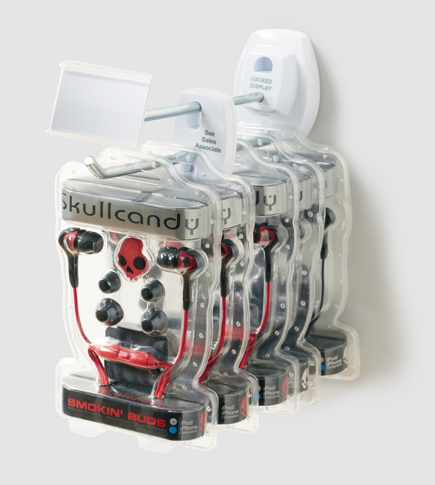 Móc treo Flexible Locking Hooks trưng bày tai nghe Skull Candy
