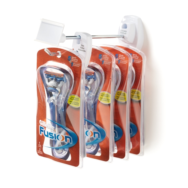Móc treo Flexible Locking Hooks trưng bày dao cạo dâu Gillette Fusion