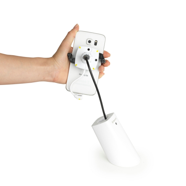 Mặt sau thiết bị bảo vệ điện thoại trưng bày HS150