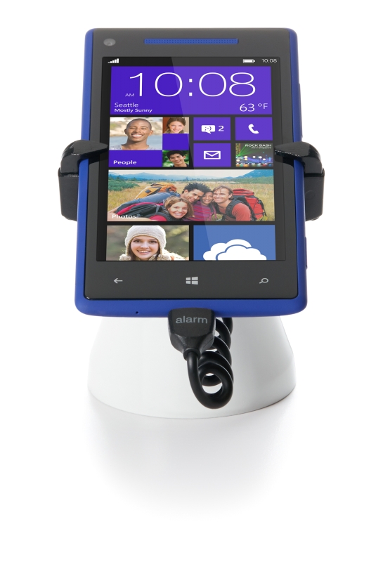 Thiết bị bảo vệ điện thoại HTC trưng bày cấp độ cao HS200