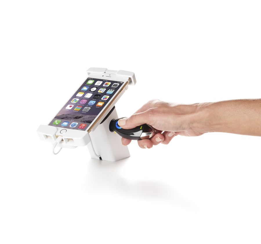 Tháo điện thoại trưng bày ra khỏi thiết bị bảo vệ HS400