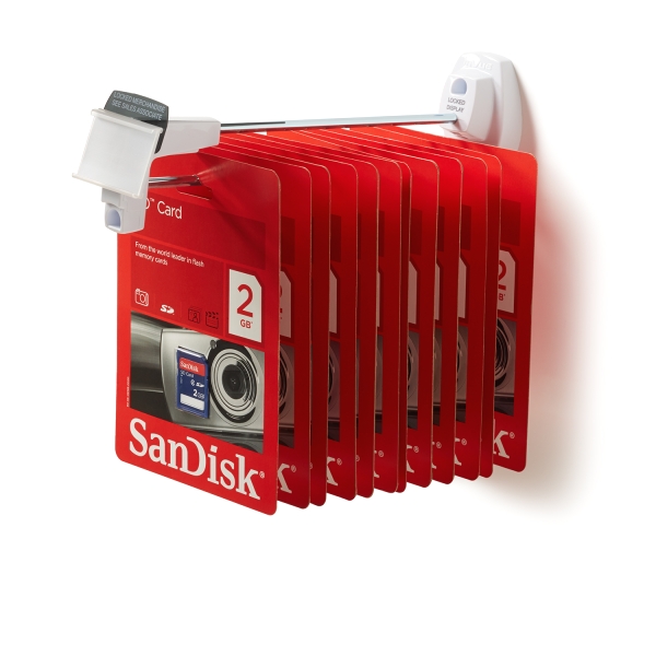 Móc treo Locking Hook trưng bày thẻ nhớ Scandisk