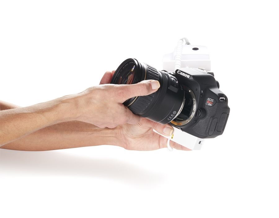 Chi tiết tính năng thị bị bảo vệ ống kính máy ảnh trưng bày S950