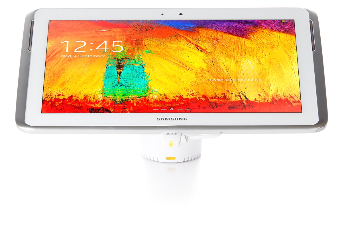 Thiết bị bảo vệ máy tính bảng Samsung trưng bày S950 - mặt trước